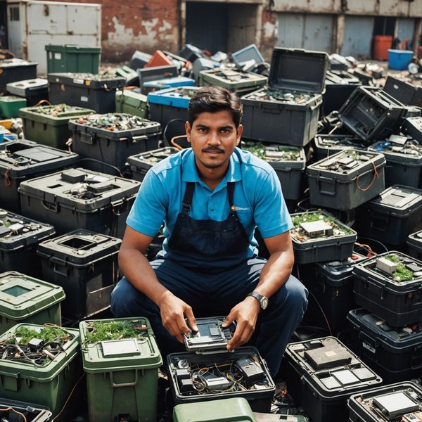 Quels sont les défis et opportunités d'une carrière en gestion des déchets électroniques ?